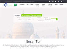 Tablet Screenshot of ensartur.com